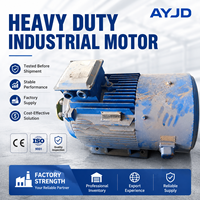 Moteur électrique industriel asynchrone adaptable de 22 kW, triphasé, 4 pôles, 1500 tr/min, utilisé pour les pompes, les compresseurs, usage industriel