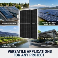 Panel Surya KUNETIC N-Type TOPCon Bifacial Dual Glass 610W 620W 630W 650W 700W untuk Sistem Penyimpanan Energi Mikro-Grid PV Kit