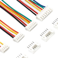 10set 2/3/4/5/6/7/8/9/10 Pin JST PH2.0 26AWG steker laki-laki perempuan dengan kabel konektor soket kawat