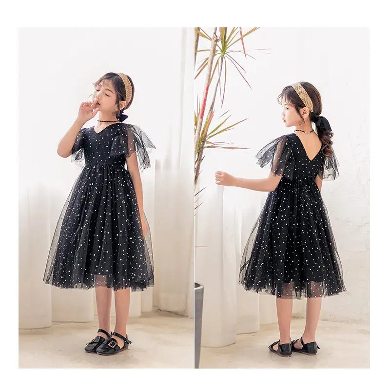 Summer Cute Casual Dresses For Daily Wear Clothes 12 Year Old Modern Girls Dresses For Kids