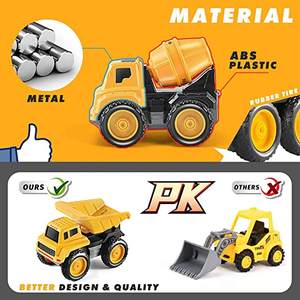 Camions de <span class=keywords><strong>chantier</strong></span> jouets, véhicules de <span class=keywords><strong>chantier</strong></span>, site de construction pour enfants, jouets d'ingénierie, voitures, ensemble de jeu pour garçons, bac à sable, camion <span class=keywords><strong>jouet</strong></span> <span class=keywords><strong>en</strong></span> métal - Product Image 4