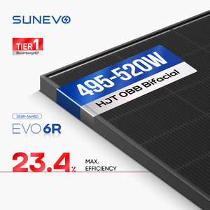 Unevo Mono pannello solare ad alta efficienza 490W 500W 510W cinese N tipo Ultra nero moduli solari prezzo sulla <span class=keywords><strong>casa</strong></span> - Product Image 1