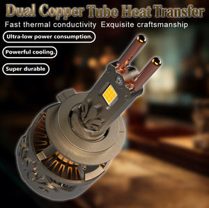 Ampoule de phare de voiture haute luminosité X4 170W 4575 12 puces H4 H13 9004 9007 IP68 Ventilateur silencieux Pilote externe 6000K Canbus - Product Image 3