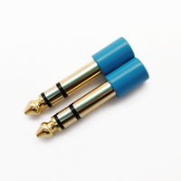 Adaptateur Jack Stéréo TRS OEM 6,35 mm (1/4 pouce) vers 3,5 mm (1/8 pouce) en Cuivre Pur Doré – Convertisseur Audio Mâle vers Femelle – Direct Usine
