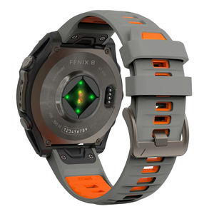 Correa de Silicona Upro Sport Quickfit de 22mm 26mm para fenix 8 Pro, Correa de Reloj de Silicona de Doble Color para Fenix 6X 6 Pro 5X 5 Plus - Product Image 4
