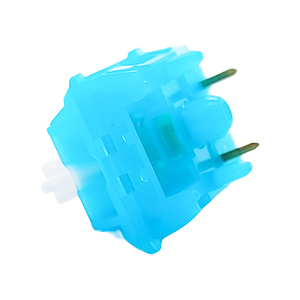 Tecsee Échantillons Gratuits Interrupteur Ciel Bleu Boîtier HPE POM Tige Tactile Linéaire 63.5 Double Ressort Or Jeu Clavier Mécanique Commutateur - Product Image 3