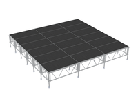 Scène modulaire professionnelle pliable et portable en alliage d'aluminium pour intérieur et extérieur, plateforme tapis rouge, capacité de charge 500 kg
