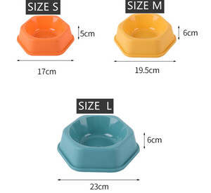 Saf düz renk boş besleme özel gıda su köpek kedi kase hayvan mama kabı - Product Image 6