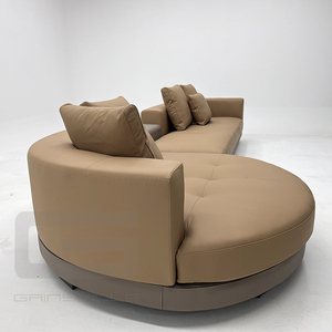 Divano Moderno Confortevole per Soggiorno, Arredamento in Pelle, Divano Componibile di Lusso Moderno - Product Image 3