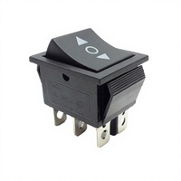 Interrupteur à bascule Haifei RS46 KCD4-203 ON-OFF-ON 250V DPDT 3 voies T85 automobile 16A 6P