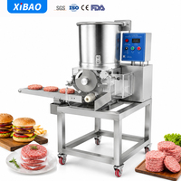 Nouvelle machine commerciale de fabrication de galettes de hamburger, équipement automatique de formage de viande, marque XIBAO, capacité de production de 2100 p/h, garantie 1 an