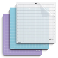 Tapis de découpe Nicapa pour Cameo 5/4/3/2/1, 12x12 pouces, 1 pièce/paquet, tapis de découpe auto-cicatrisant, adhésif, pour la découpe et le quilting