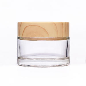 Vasetto Cosmetico in <span class=keywords><strong>Vetro</strong></span> Nero Opaco Personalizzato di Lusso 30g 20g 50g 50ml 100g 100ml con Coperchio - Product Image 3