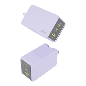 Cargador para Portátil Tipo C de 65W con Enchufe para Reino Unido, Estados Unidos y Europa, Cargador Súper Rápido con Múltiples Puertos USB, Cargador Gan para MacBook Pro, iPhone 15, <span class=keywords><strong>Samsung</strong></span> - Product Image 5
