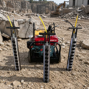 Piston Rock Splitter for Sale | Gasoline Powered Non Explosive Rock Splitting <b>Machine</b> |Hydraulic Rock Splitter for Quarry <b>Mining</b> - Product Image 3
