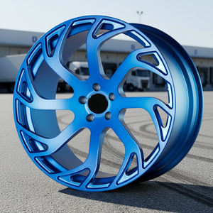 Cerchio in Lega di Alluminio Forgiato Monoblocco Personalizzato <span class=keywords><strong>SS18</strong></span> 19 20 Pollici Hyper Black Deep Dish 5x114.3 per Modifica Auto A4L Q5 Q7 - Product Image 5