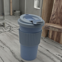 Couvercle de tasse à café isotherme en plastique écologique Sunup Wholesale de haute qualité, vierge pour sublimation, design créatif, à ouverture coulissante