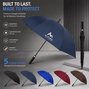 Parapluie de golf personnalisé de luxe avec grands logos imprimés, promotionnel, de marque, par Wsy811 Suppliers Manufacturer - Product Image 2