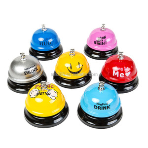 Wholesale Colorful Custom Logo <strong>Dinner</strong> Ring Service Call <strong>Bell</strong> Desktop Call <strong>Bell</strong> for Restaurant Concierge Hotel - Product Image 5