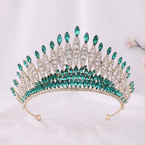 Nuova Corona Tiara di Lusso per Matrimonio, Gioiello per Capelli in Stile Principessa - Product Image 5