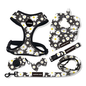Accesorios de lujo para perros y mascotas con logotipo OEM personalizado, collar retráctil para perros, juego de arnés de entrenamiento con correa para perros - Product Image 6