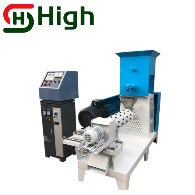 Stainless Steel Feed Extruder Auto Temperature Control for Corn Soybean Floating Fish Feed Pet Food Puffing Machine