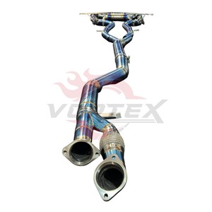 ระบบท่อไอเสียแบบ Catback วาล์วควบคุมความยาวเท่ากัน สีฟ้า Vortex Burnt Titanium สำหรับ BMW G80 M3 G82 G83 M4 S58 3.0T แบบติดตั้งได้โดยตรง - Product Image 3