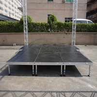 Plate-forme portative de vente chaude d'étape de RK avec la jambe réglable d'étape de taille pour l'événement
