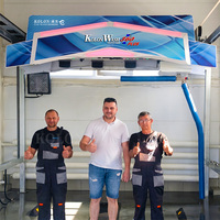 Tout autour 360 °   Machine de lavage de voiture automatique sans contact à haute pression avec revêtement en cire aqueuse