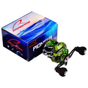 En gros JY Fishing Moulinet <span class=keywords><strong>de</strong></span> pêche Baitcasting étanche Vert camouflage 7.2:1 18+1 BB - Product Image 6