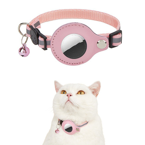 Có thể điều chỉnh phản xạ <span class=keywords><strong>GPS</strong></span> Dog & mèo cổ áo với không khí tag chủ-Thanh lịch đơn giản Polyester <span class=keywords><strong>Pet</strong></span> Tracker - Product Image 1