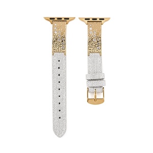 Bracelet en cuir Upro Luxury Meteor Hardware pour Apple Watch Series 11 10, bracelet fin et effilé pour iWatch 38-46 mm, bracelet pour femme - Product Image 5
