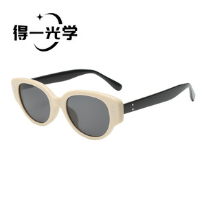 De Yi Optics Cat Eye <b>Sunglasses</b> For Women Pc Frame Uv400 Protection Fashionable Outings Cycling Driving - Product Image 1