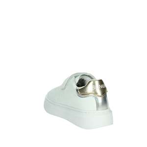 Sneakers da Ragazza Sun68 Bianche e Oro con Chiusura in Velcro per Uso Casual - Product Image 2