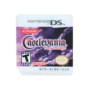 สติ๊กเกอร์ตลับวิดีโอเกม Castlevania Dawn of Sorrow Order of Ecclcsia Portrait of Ruin สำหรับ NDS - Product Image 4