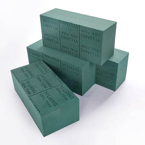 YiLiang fiori fiori fiori fiori fiori fiori bagnati blocchi di seta mattoni fiori artificiali verde polistirolo fioraio <span class=keywords><strong>spugna</strong></span> - Product Image 2