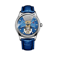 Montres-bracelets mécaniques pour hommes, style rétro, tourbillon volant, lumineuses, étanches, nouvelle conception, fabrication OEM/ODM
