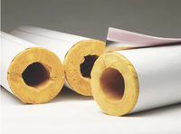 Machine de fabrication d'isolation en laine minérale enveloppée de tubes en acier pour l'alimentation en vapeur