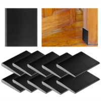 Joint d'angle de porte auto-adhésif déflecteur de dénudage en plastique pour cadre de porte mousse d'isolation phonique