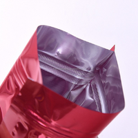 Sachet plat en aluminium alimentaire à faible MOQ pour pochette barrière, scellage 3 côtés, anti-humidité, pour sachet de thé, sachet sous vide en PE, petit échantillon