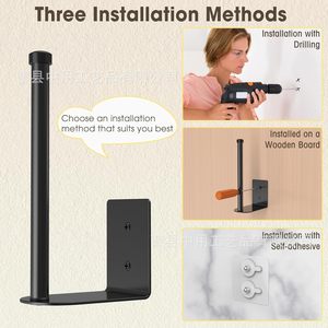 Wall Mounted Baseball Cap <b>Hook</b> <b>Black</b> Powder Coated Heavy Duty Storage Rack For Hat Display - Product Image 3
