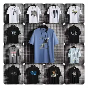 Fabricants de vêtements impression numérique graphique Anime coton acide motif t-shirt pour hommes accepter T-shirt surdimensionné personnalisé pour les hommes