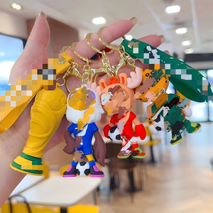 Llavero <span class=keywords><strong>de</strong></span> la Mascota <span class=keywords><strong>de</strong></span> la Copa Mundial <span class=keywords><strong>de</strong></span> Fútbol 2026, Estados Unidos-México, para Fanáticos, Lindo Recuerdo <span class=keywords><strong>de</strong></span> Fútbol para el Día del Partido, Colecciones y Regalos - Product Image 1