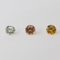 HanYu toutes couleurs 3A 8mm taille ronde CZ pierres précieuses en vrac zircone cubique