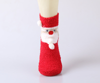 Vente en gros/Personnalisé 3D Chaussettes de Noël pour enfants avec flocon de neige Chaussettes d'automne-hiver à tube moyen entièrement fermées pour personnalisation