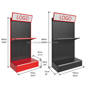 Giá đỡ dụng cụ điện đa năng bằng kim loại chắc chắn, có bảng lỗ treo và giá để phụ kiện, dùng cho cửa hàng - Product Image 3
