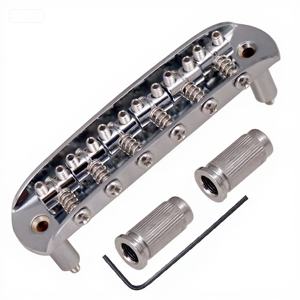 Chrome Metal Jazz Master <span class=keywords><strong>Guitar</strong></span> Tremolo/Bass Bridge <span class=keywords><strong>Jaguar</strong></span> Mustang Style Accesorio para bajo - Product Image 3