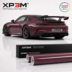 Vinilo para Envoltura de Autos XP3M Morganite Rosa OEM, TPU Brillante, Color PPF, 7.5 Mil, Autoregenerable, Antiarañazos, Antiamarilleo, con Canales de Liberación de Aire - Product Image 1