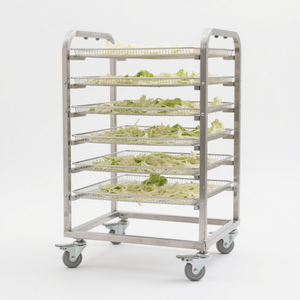 Support de casserole en tôle d'<span class=keywords><strong>acier</strong></span> inoxydable 6/12/15/32 couches-Chariot de cuisson/séchage multifonction pour boulangeries et cuisines centrales - Product Image 6
