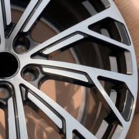 Jantes en alliage d'aluminium JWYC personnalisées, forgées, haute performance, légères, 16-22 pouces, cinq branches, 20 mm/25 mm, argentées, pour la série Audi